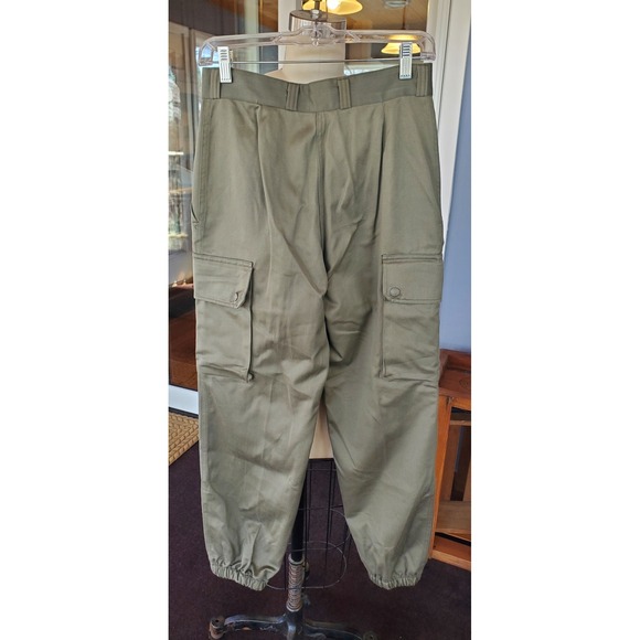 Urban Renewal S Vintage Cargo Pants Olive Green Joggers Paul Boye 1987 76M NEW - Picture 7 of 7